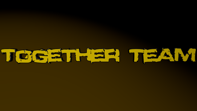 Napis Together Team